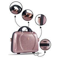 IT Luggage Sparkle Pink Vanity Case - image 3 of 9