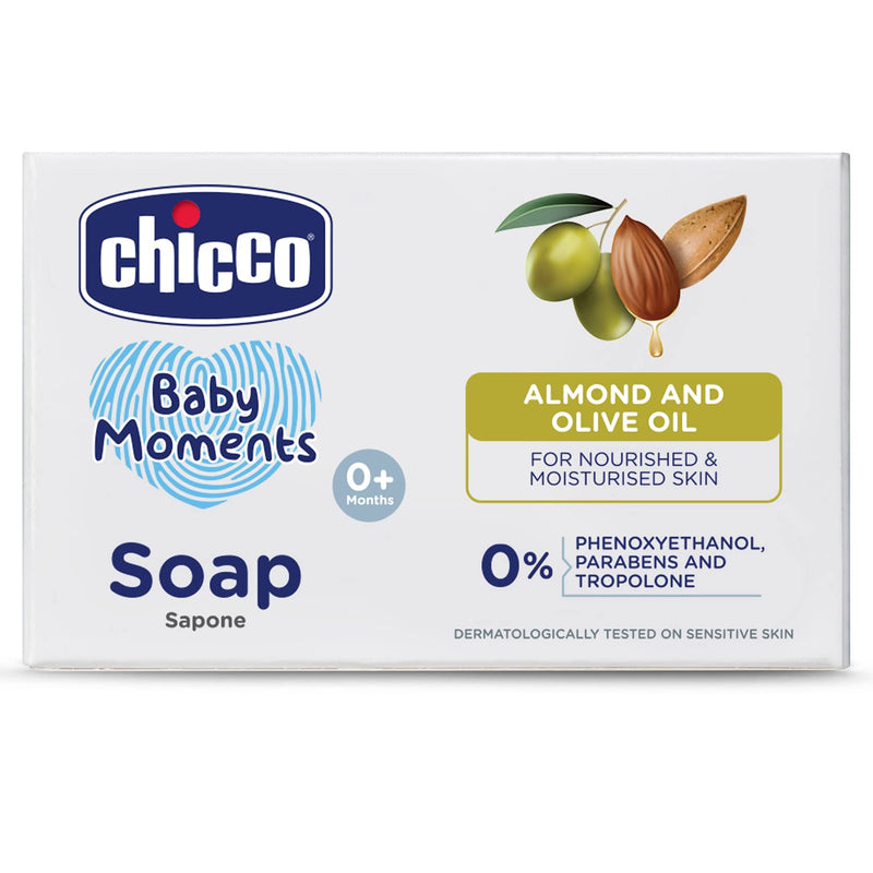 Chicco Baby Moments Bathing Soap for Babies with Almond & Olive Oil - image 1 of 12 - Baby Care