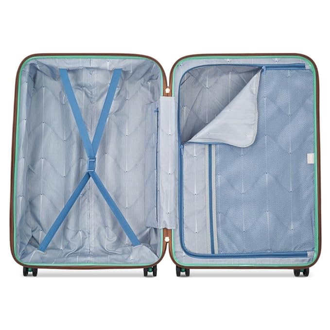 DELSEY PARIS Freestyle Polycarbonate Hard Sided 8 Wheels Trolley Bag