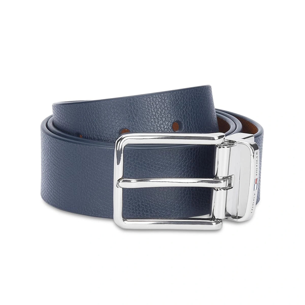 Tommy Hilfiger Doncaster Reversible Belt — Black/Wine