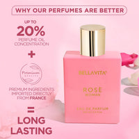 Bellavita Rose EDP — 100ml for Women