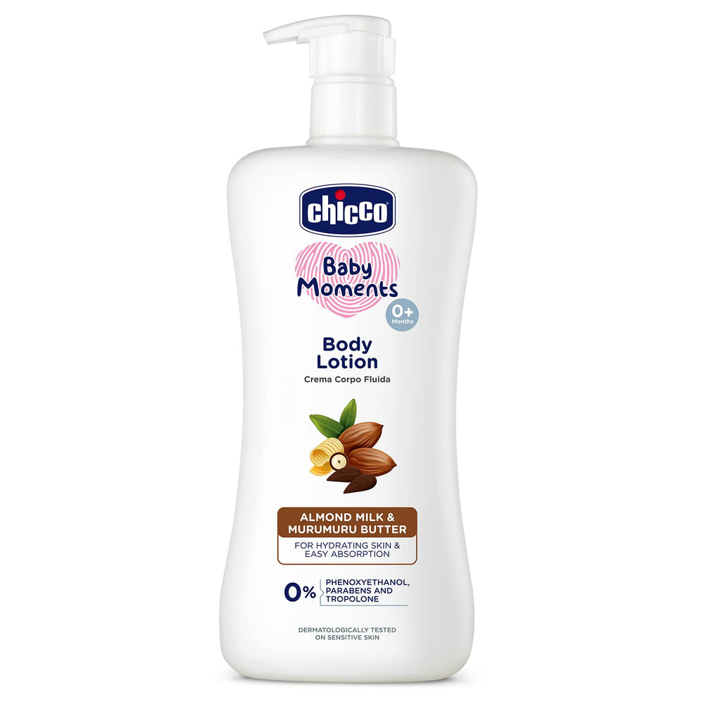 Chicco Baby Moments Body Lotion for Babies | Almond Milk & Murumuru Butter, 100ml | Quick Absorb Formula with Natural Ingredients for Ultra Soft Skin - image 1 of 27 - COSMETIC