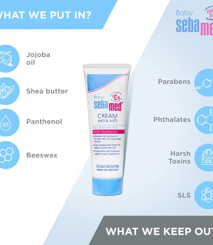 Sebamed Baby Extra Soft Cream 42% Natural Lipids 50ml