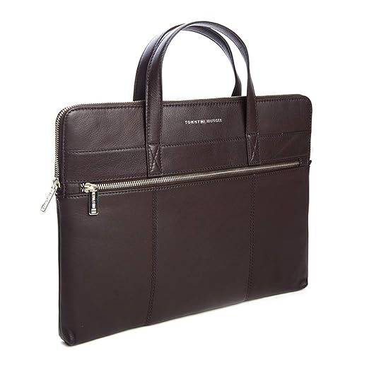 Tommy Hilfiger Ronin Dark Brown Laptop Bag