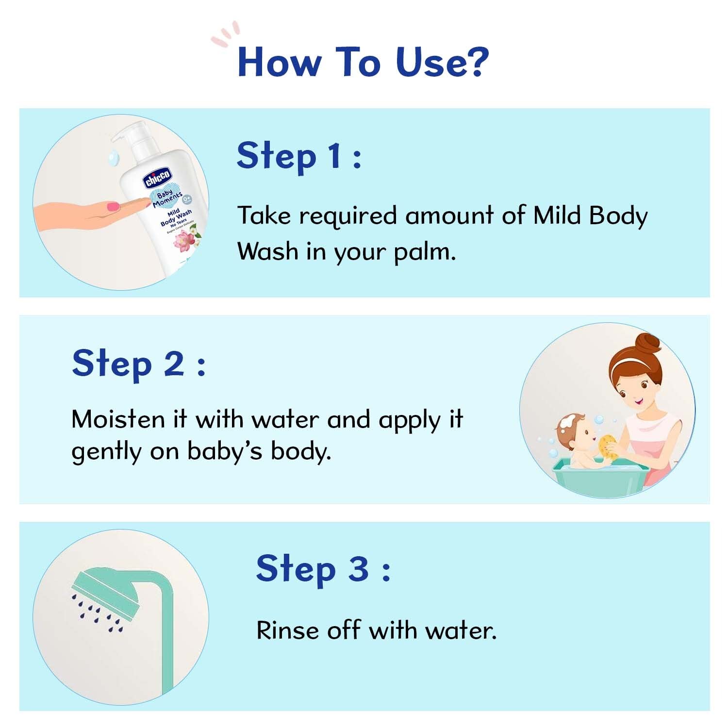 Chicco Baby Moments Mild Body Wash With Lotus & Meadowsweet