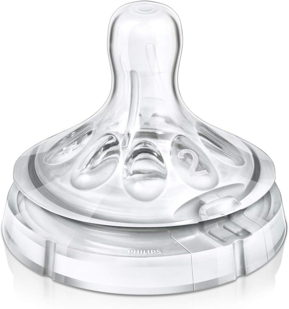 Philips Avent Natural Slow Flow Teat 1M+ front
