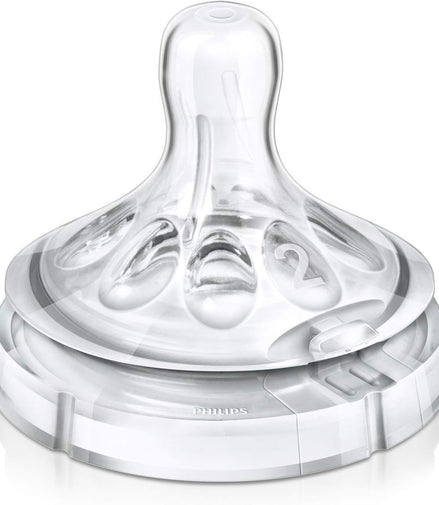 Philips Avent Natural Slow Flow Teat 1M+ front