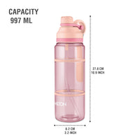 Milton Fuel Sipper Water Bottle 997ml — back view