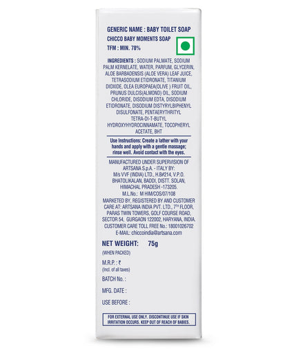 Chicco Baby Moments Bathing Soap for Babies with Almond & Olive Oil - image 10 of 12 - Baby Care