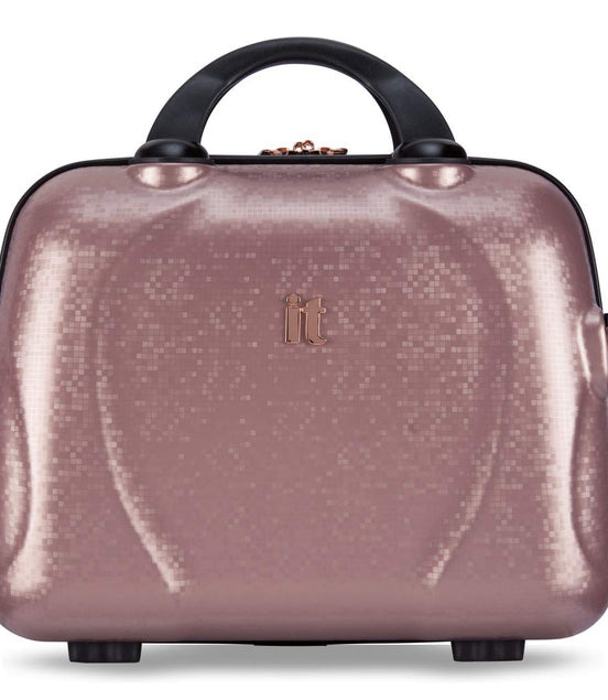 IT Luggage Sparkle Pink Vanity Case