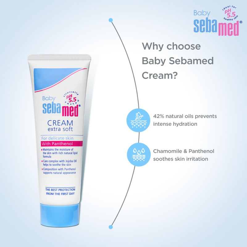 Sebamed Baby Cream Extra Soft 50ml - pH 5.5 Gentle Moisturizer - image 4 of 4 - Baby Care