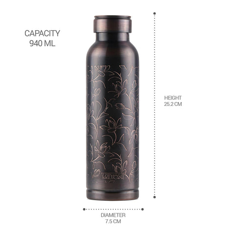 MILTON Copper Swasth Water Bottle | 940 ml