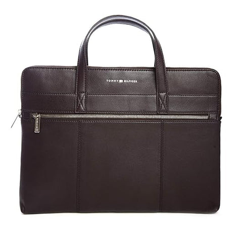 Tommy Hilfiger Ronin Dark Brown Laptop Bag