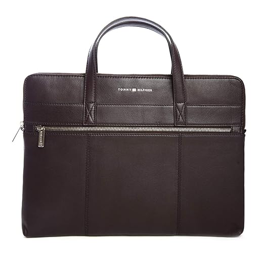 Tommy Hilfiger Ronin Dark Brown Laptop Bag