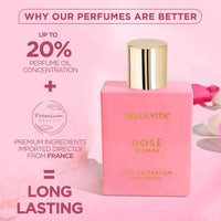 Bella Vita Luxury Rose Woman Eau De Parfum Perfume for Women