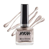 Nykaa Mirror Chrome Nail Enamel — front view