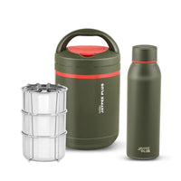 Jaypee Hottspot Electric Lunch Box with Vacuum Insulated Bottle