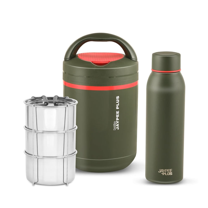 Jaypee Hottspot Electric Lunch Box with Vacuum Insulated Bottle