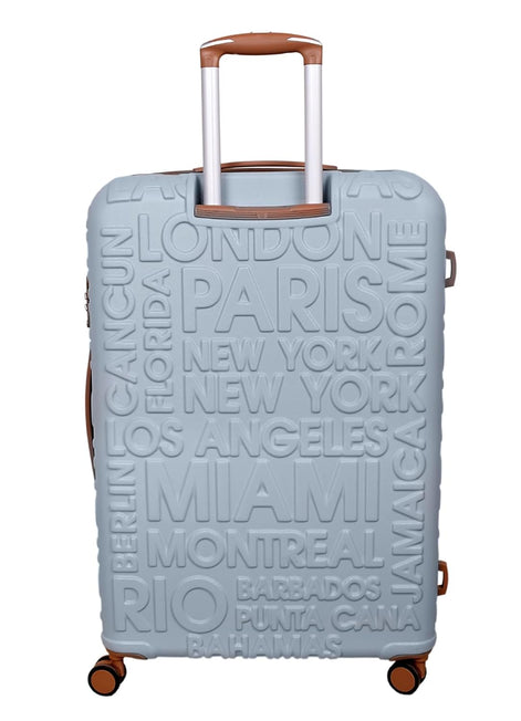 IT Luggage Destinations Pearl Blue Trolley Bag
