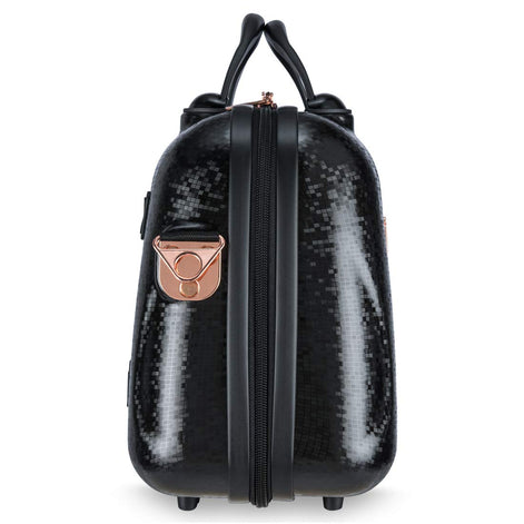 IT Luggage Sparkle Black Vanity Case