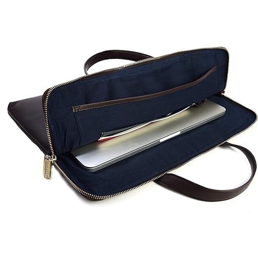 Tommy Hilfiger Ronin Dark Brown Laptop Bag - image 4 of 5