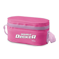 Milton Double Decker Plastic Lunch Box — angle view
