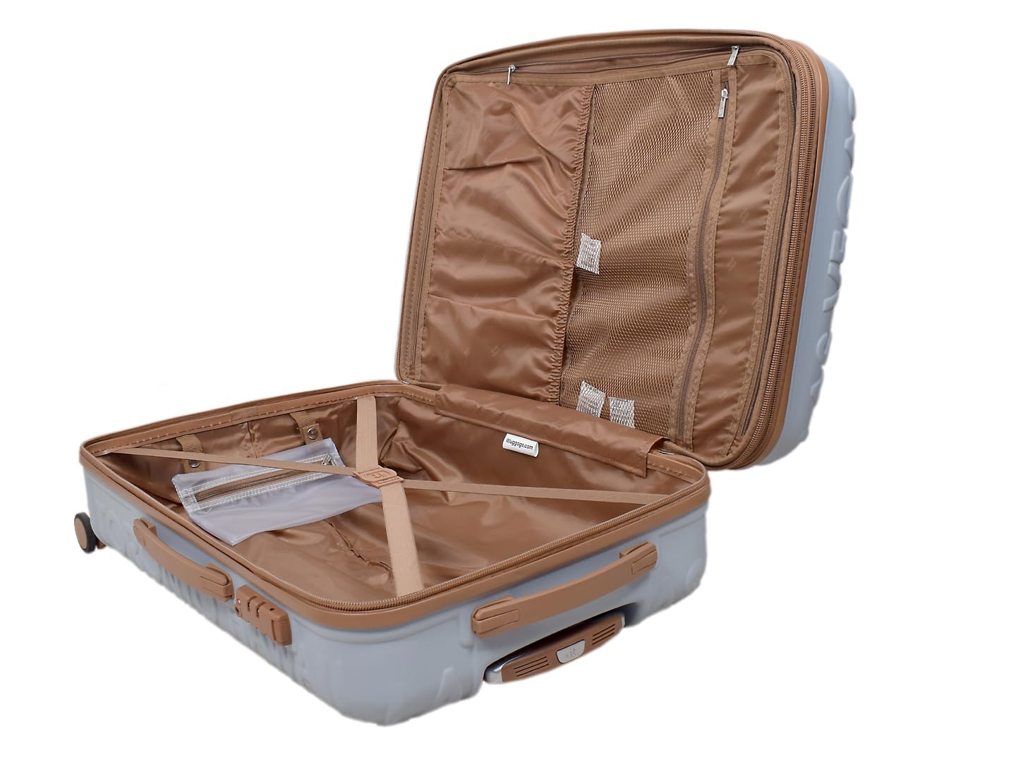 IT Luggage Destinations Pearl Blue Trolley Bag
