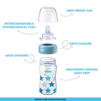 Chicco Well-Being Feeding Bottle — 250ml Anti-Colic