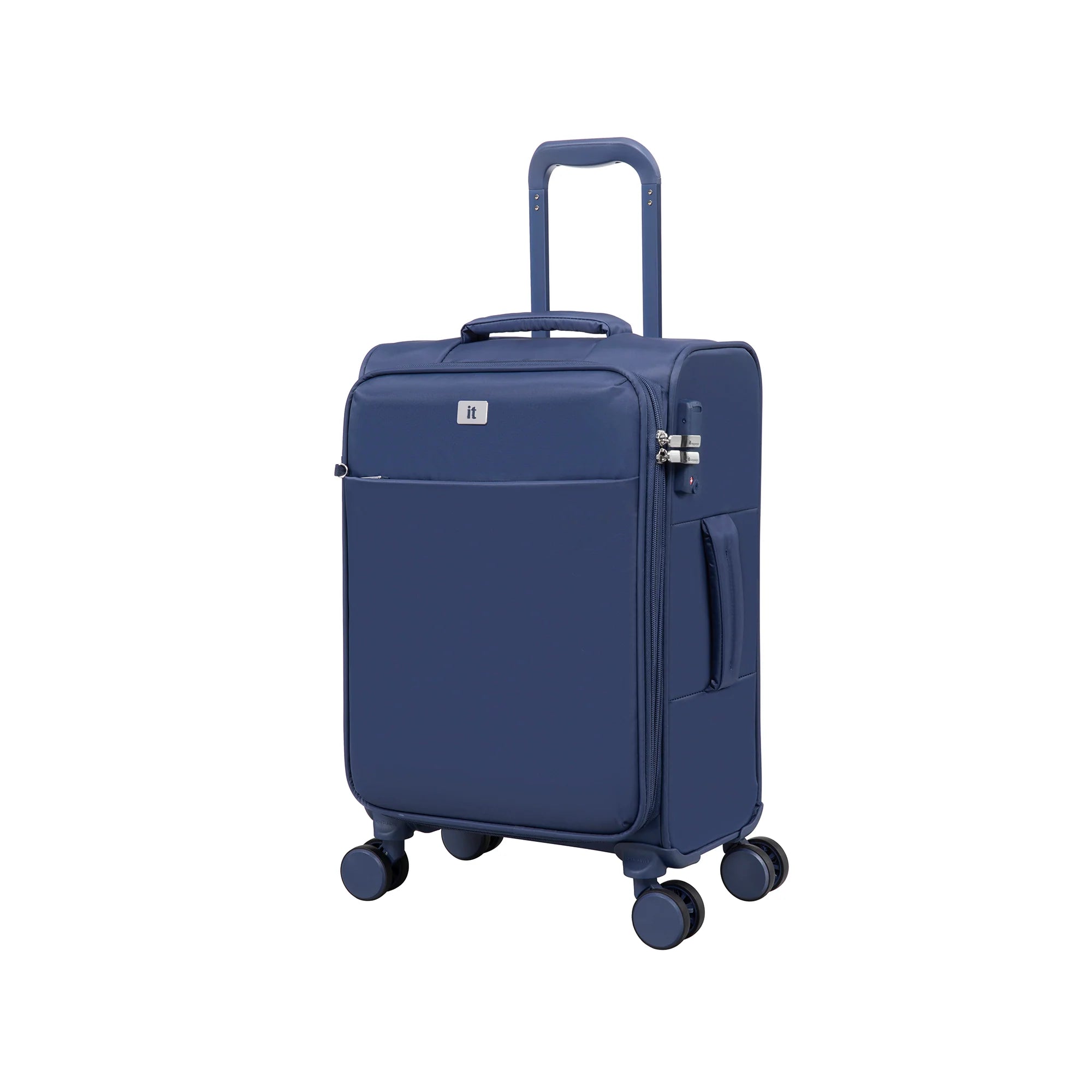 IT Luggage Night Blue Lustrous Luxe Cabin
