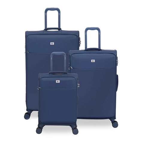 IT Luggage Night Blue Lustrous Luxe Cabin