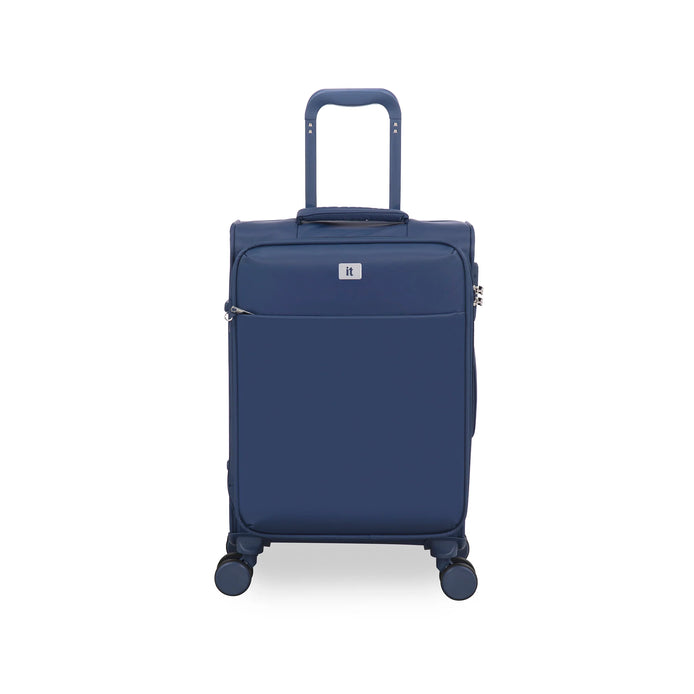 IT Luggage Night Blue Lustrous Luxe Cabin