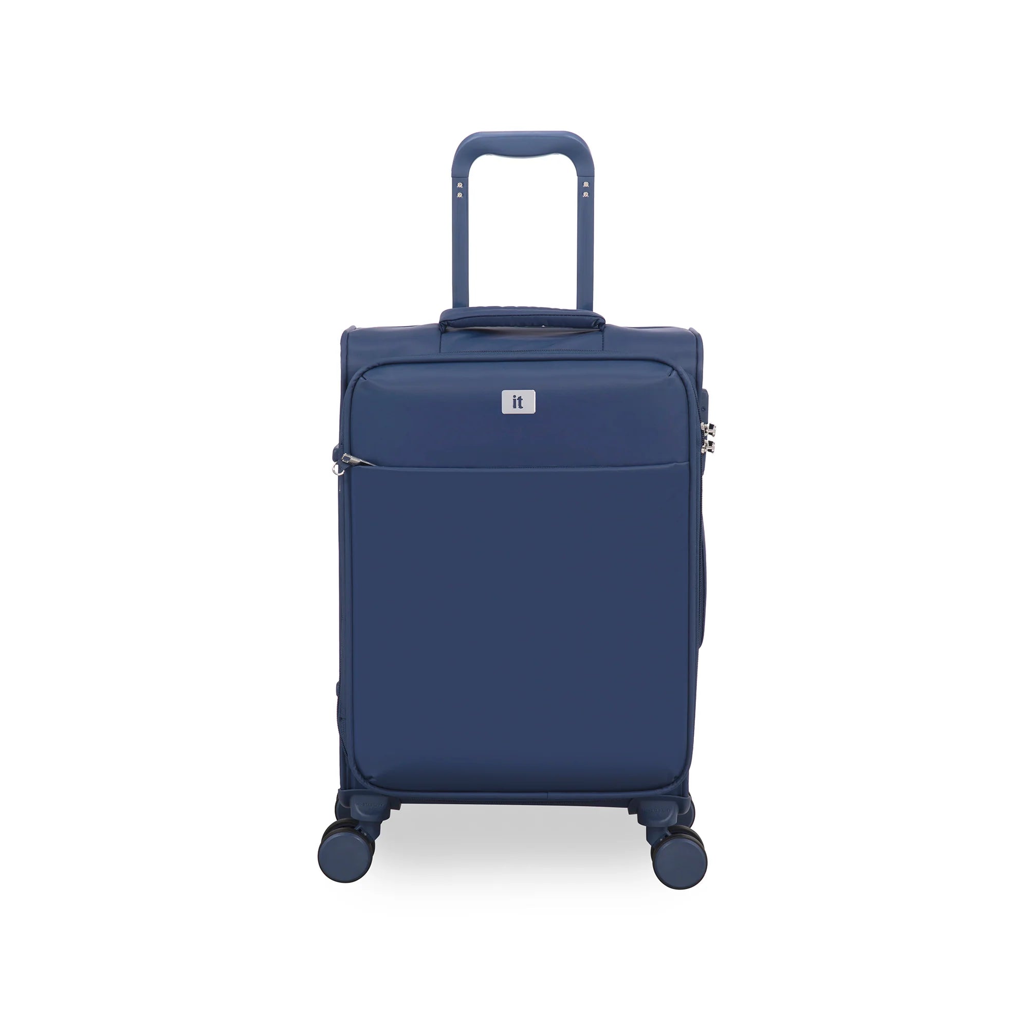 IT Luggage Night Blue Lustrous Luxe Cabin