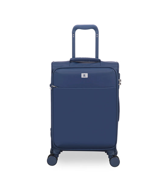 IT Luggage Night Blue Lustrous Luxe Cabin