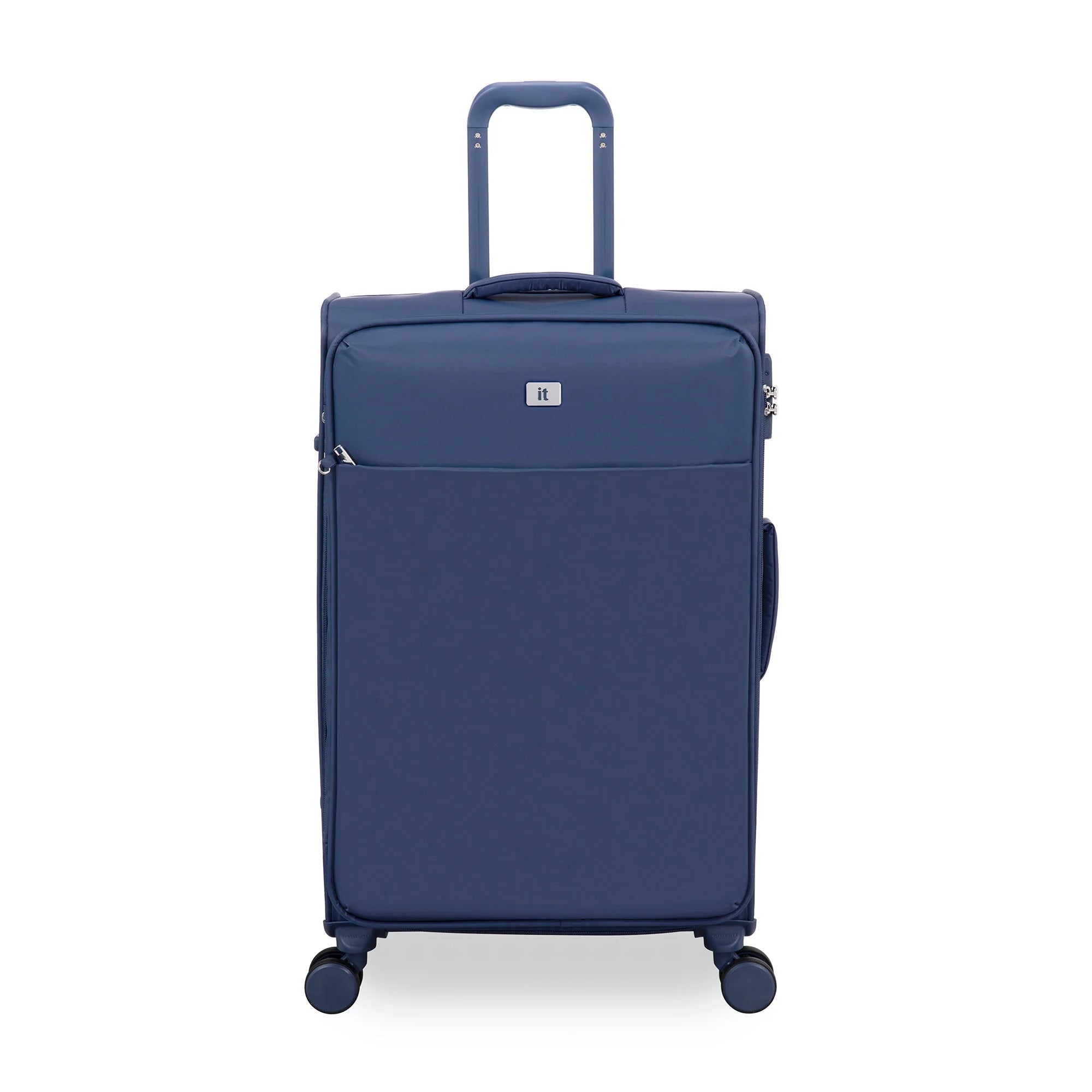 IT Luggage Night Blue Lustrous Luxe Cabin