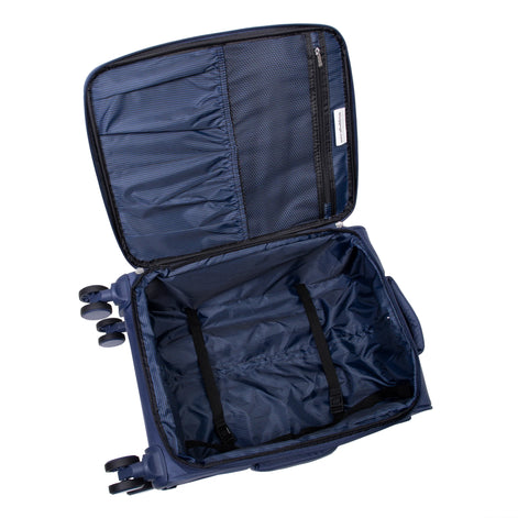 IT Luggage Night Blue Lustrous Luxe Cabin