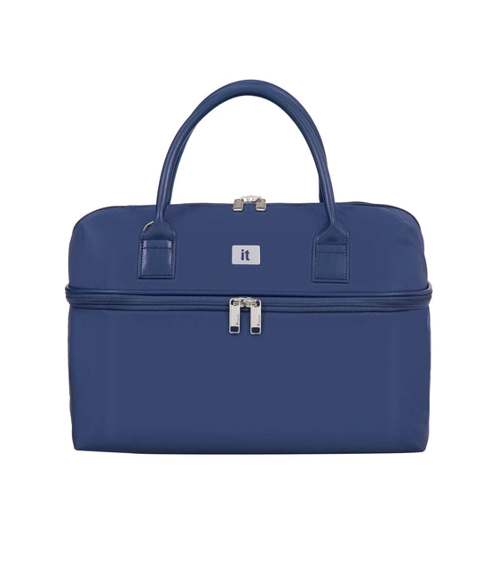 IT Luggage Night Blue Lustrous Luxe Holdall