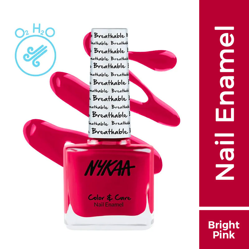 Nykaa Breathable Nail Enamel — side view