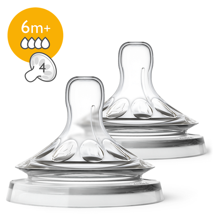 Philips Avent Natural Fast Flow Teat SCF044/27 — official product image
