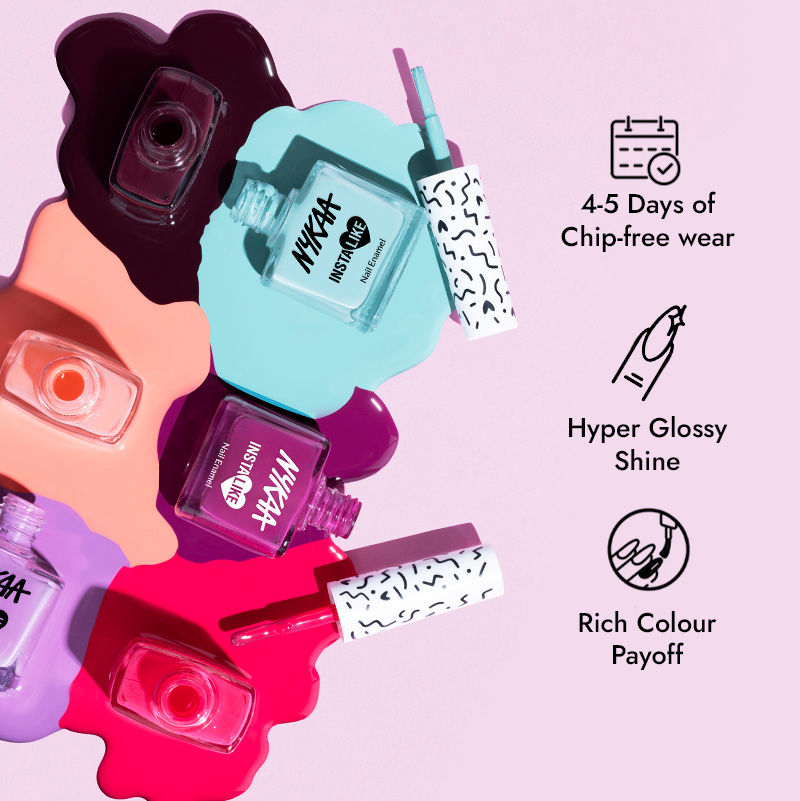 Nykaa Nail Enamel — back view