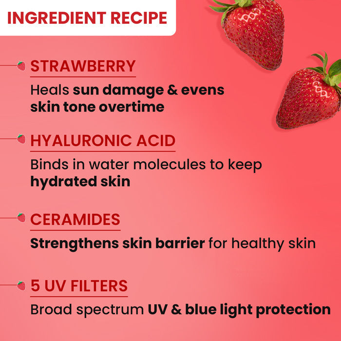 Dot & Key Strawberry Sunscreen Stick texture