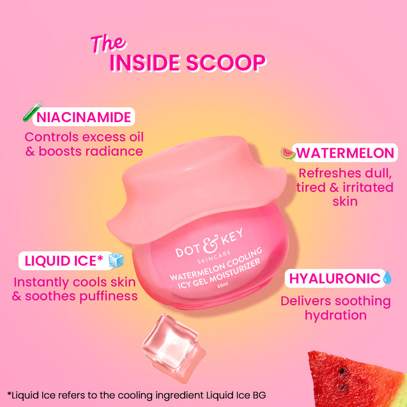 Dot & Key Instant Cooling Watermelon Duo texture