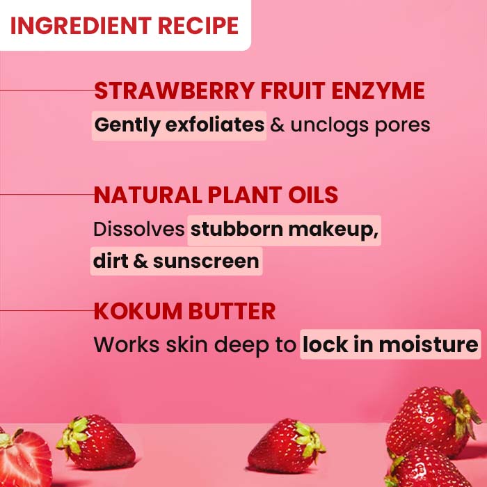 Dot & Key Strawberry Dew Cleansing Balm texture