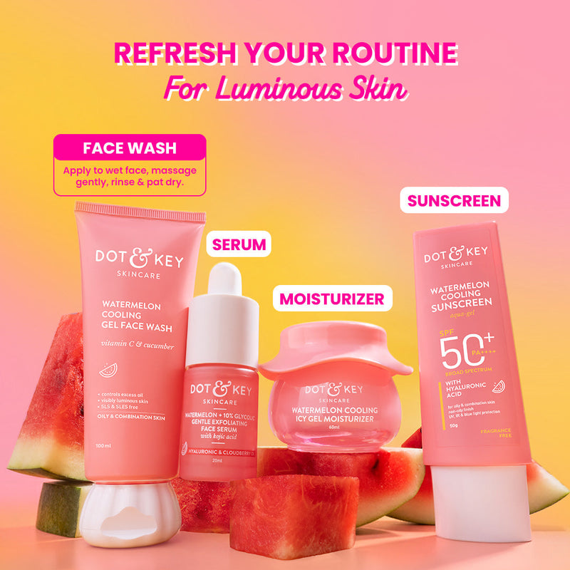 Dot & Key Watermelon Gel Face Wash cooling
