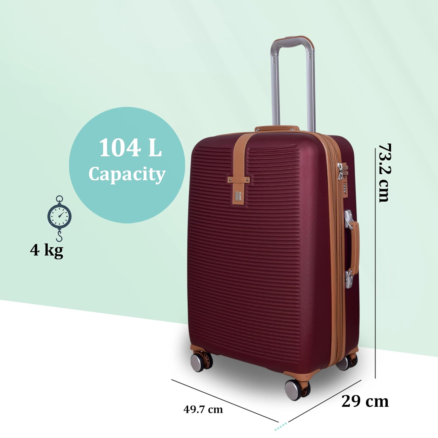 IT Luggage Shoreside French Port Trolley Bag