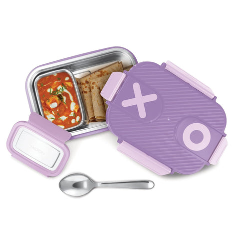 MILTON Wondermeal PU Insulated 680 ml I Leak Proof with Side Lock I Tiffin Box for School