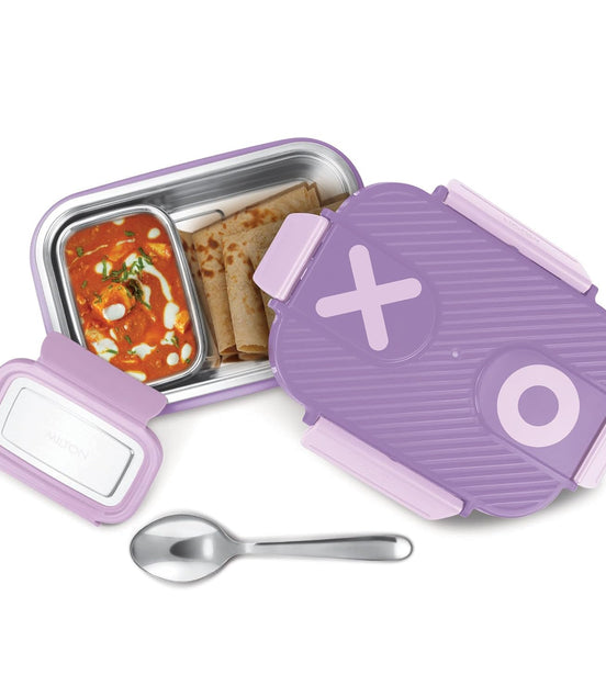 MILTON Wondermeal PU Insulated 680 ml I Leak Proof with Side Lock I Tiffin Box for School