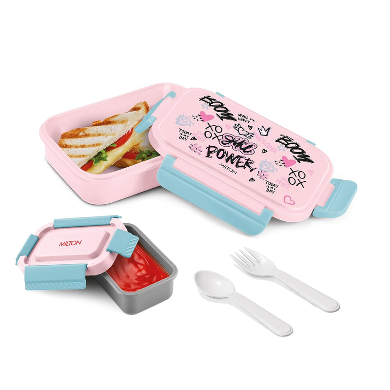Milton Big Candy Plastic Kids Tiffin 830ml — back view