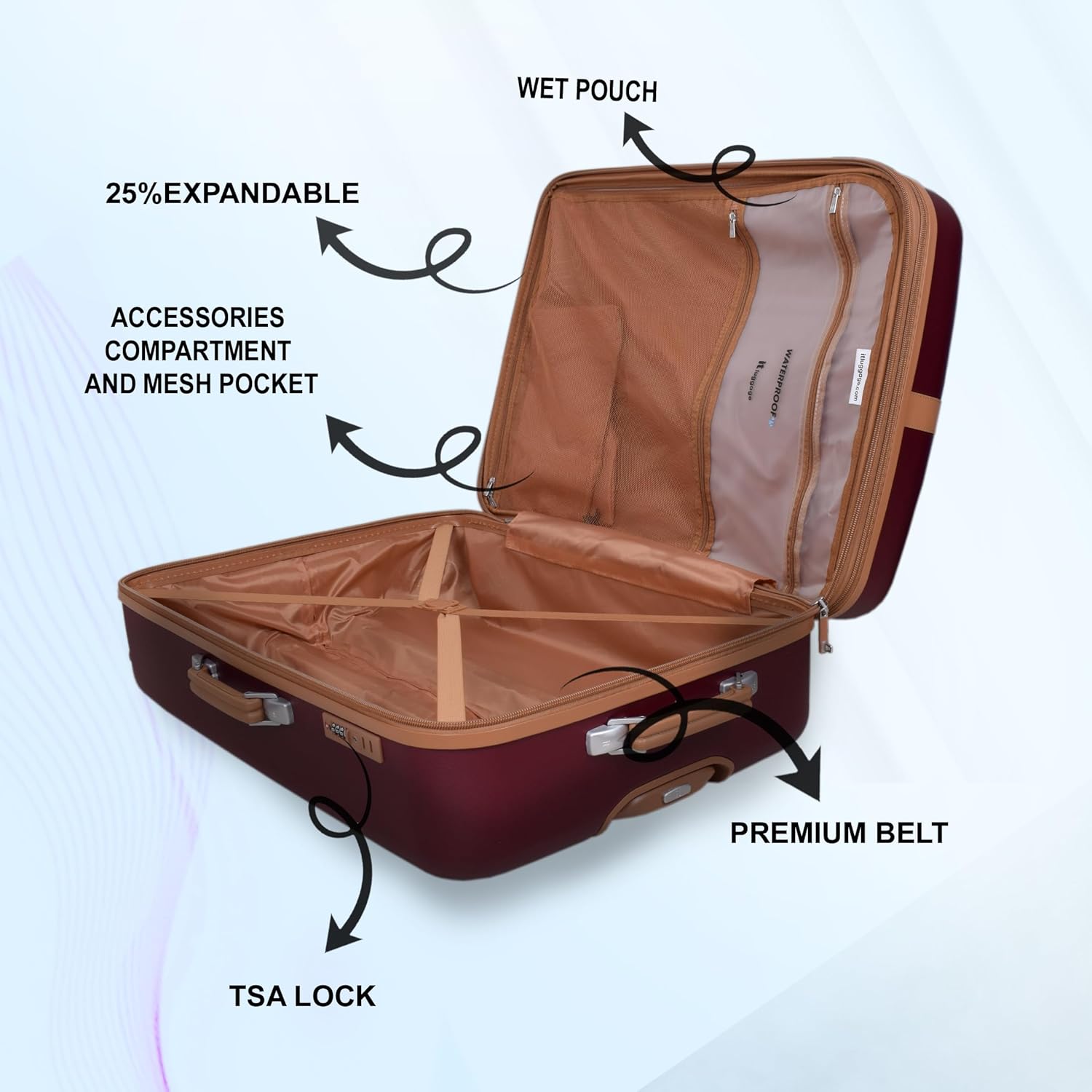 IT Luggage Shoreside French Port Trolley Bag