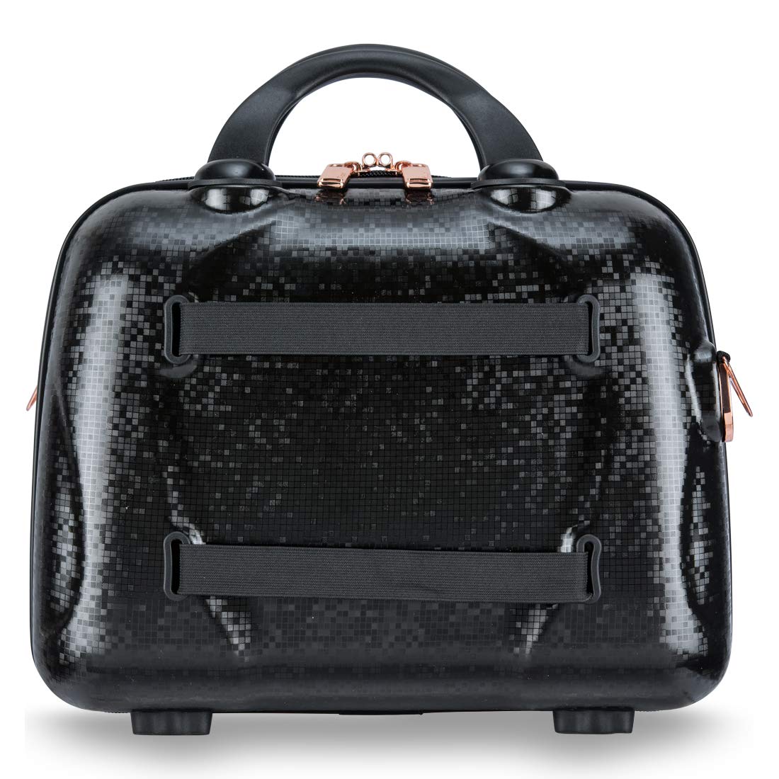 IT Luggage Sparkle Black Vanity Case