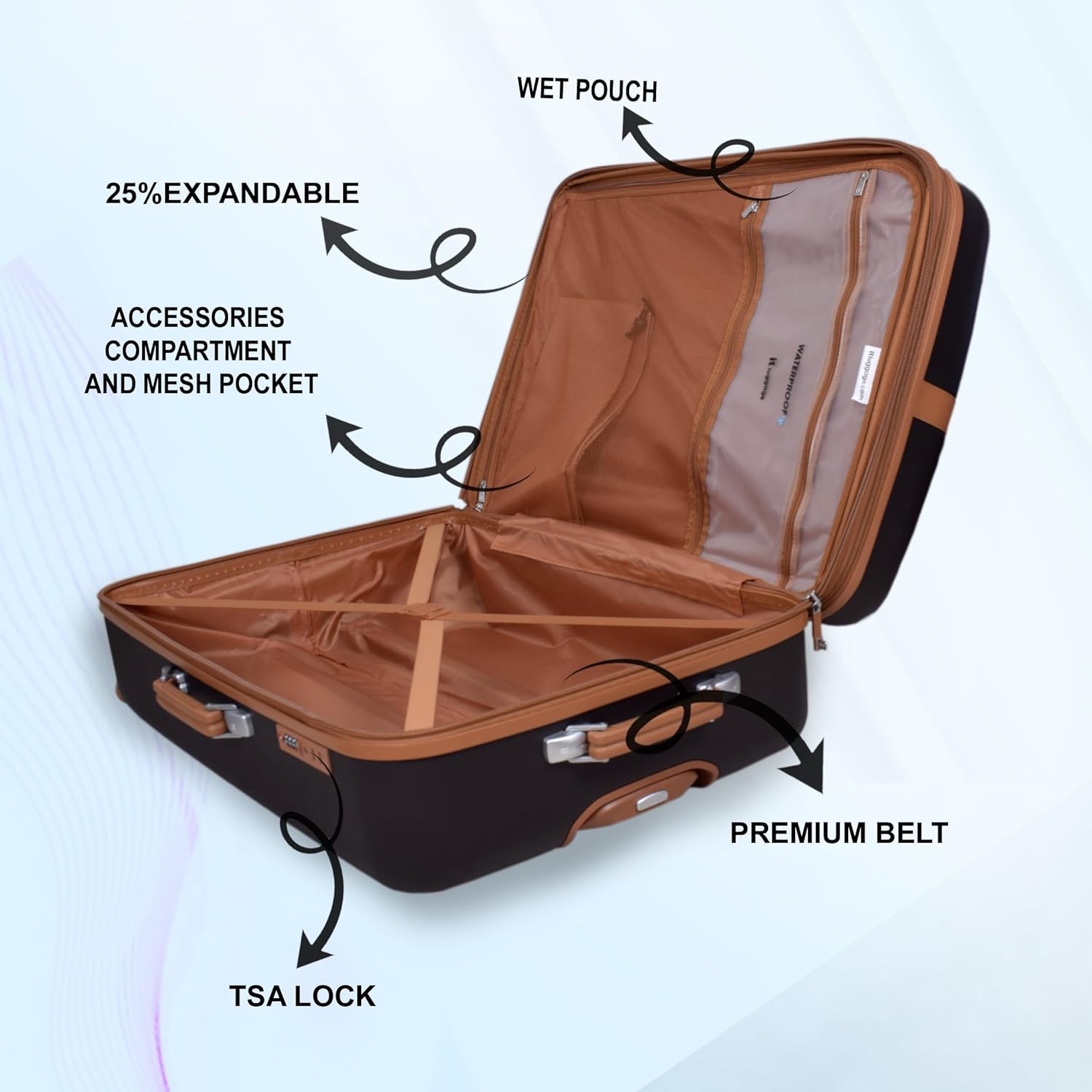 IT Luggage Shoreside Turkish Coffee Trolley Bag